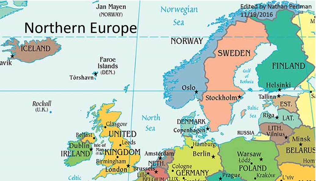 Maps Northern Europe